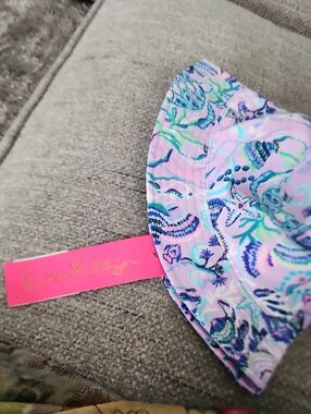 Lilly Pulitzer Pink Multi Patterned Sun Hat